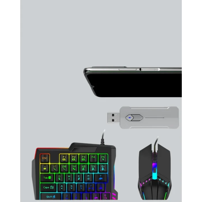 Profesyonel Mobil Oyun Seti | Yüksek DPI Mouse + Ergonomik Klavye