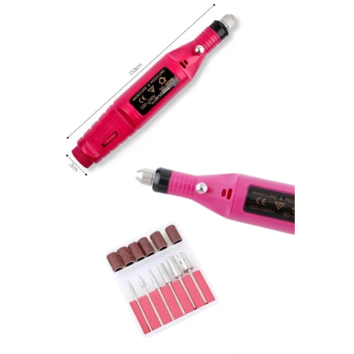 Protez Tırnak Ayak Nasır Ve Tırnak Mantar Makinesi Elektrikli 12v Tırnak Törpü Seti