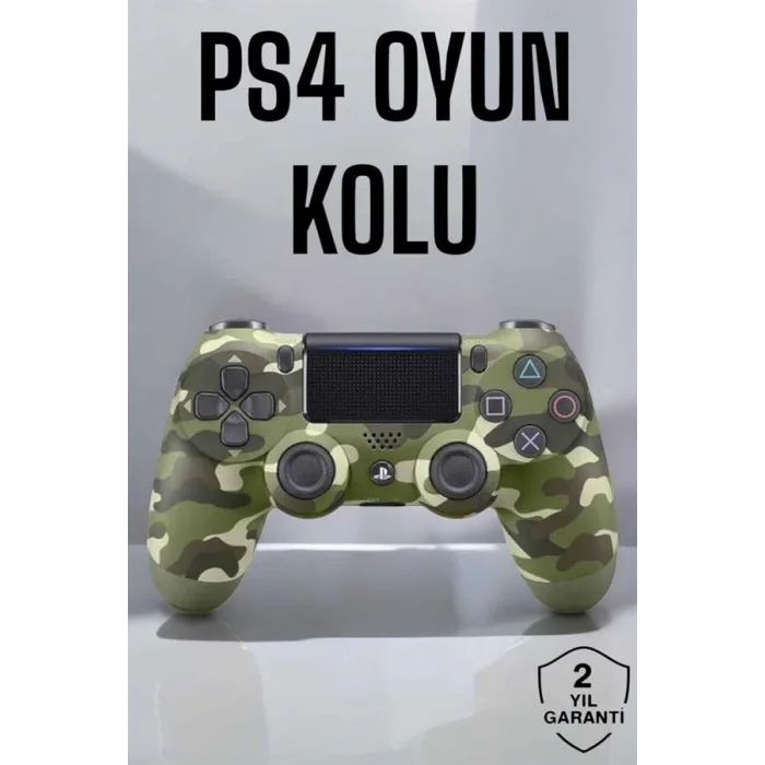 PS4 Oyun Kolu Kamuflaj Desenli Joystick