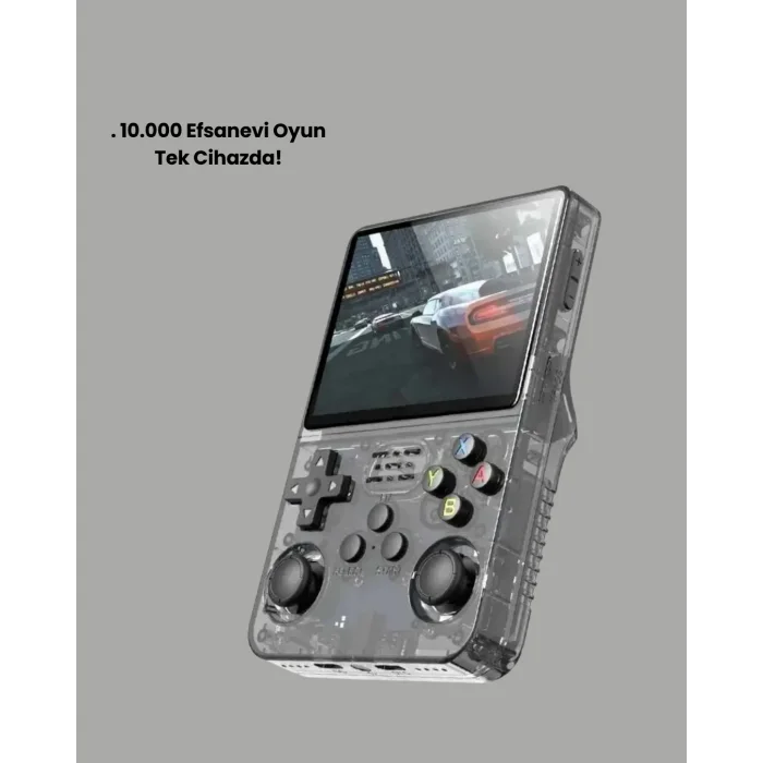 R36 Ultra 64GB Retro Oyun Konsolu 10.000 Oyunlu Taşınabilir El Konsolu