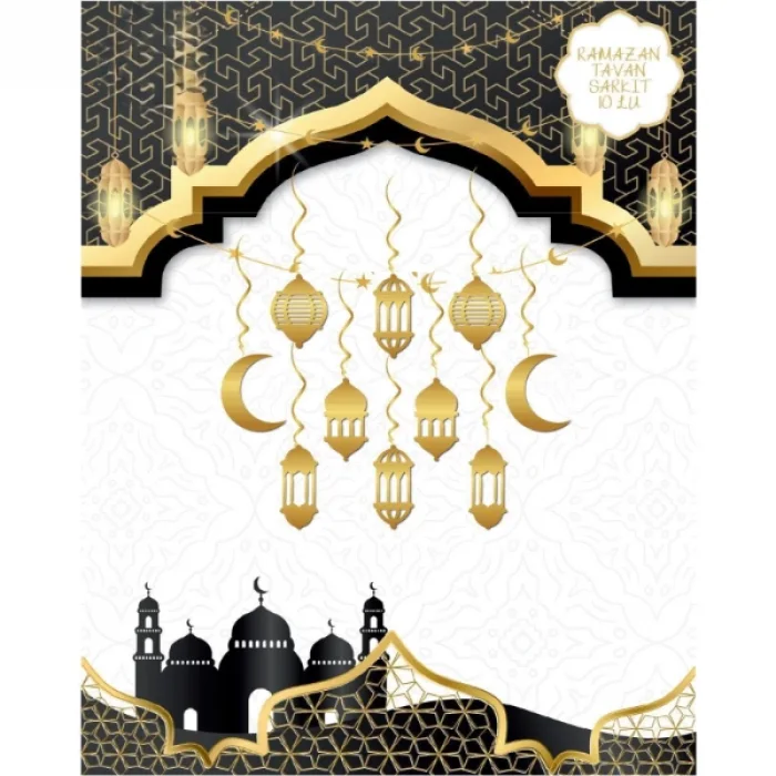 Ramazan Tavan Süsü 10lu Metalize Gold