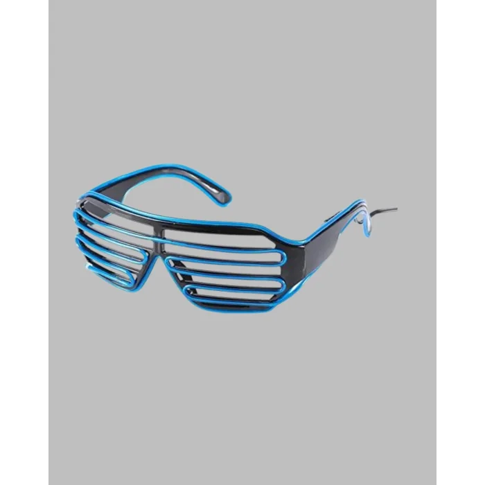 Renkli LED Işıklı Eğlence Gözlüğü Parti Aksesuarı