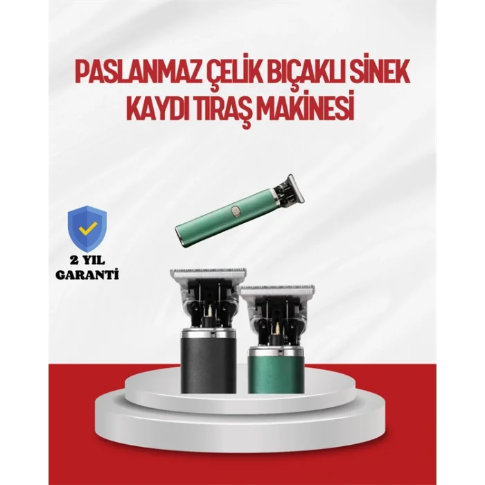 Saç Sakal Ense Paslanmaz Çelik T-Bıçak Vücut Tıraş Makinesi