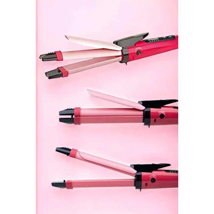 Saç Şekillendirici Düzleştirici Ve Maşa Isı Ayarlı