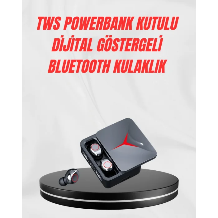 Şarj Kutulu Bluetooth 5.3 Kulaklık – Hızlı Eşleşme ve Net Görüşme Kalitesi