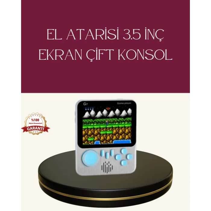 Şarjlı 3.5 İnç Retro Oyun Konsolu