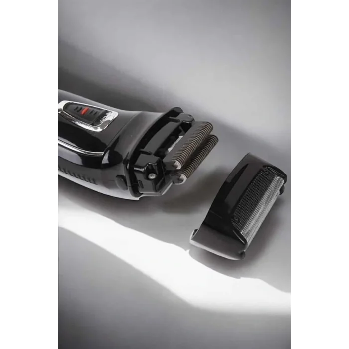 Şarjlı Paslanmaz Çelik Bıçaklı ve Kablosuz Saç Sakal Tıraş Makinesi