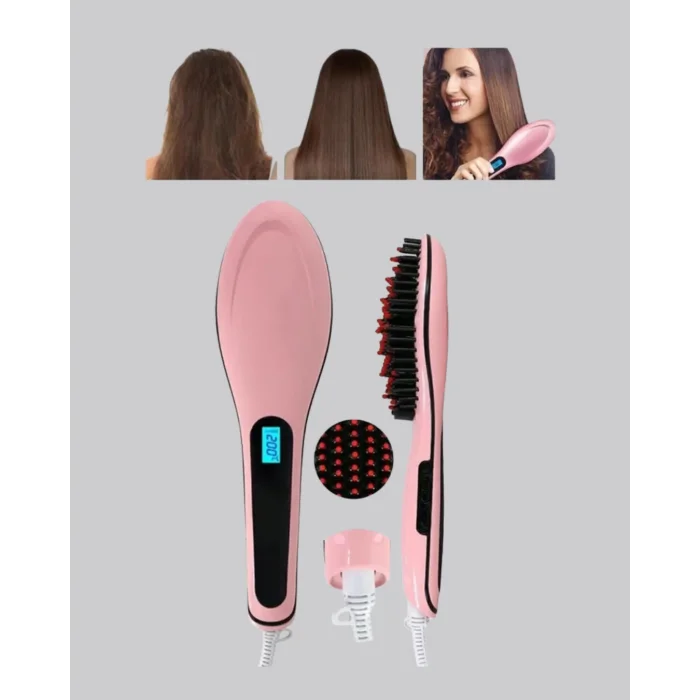 Seramik Plakalı Elektrikli Saç Düzleştirici – Hızlı Isınma, Uzun Kablo, 25W–39W Güç