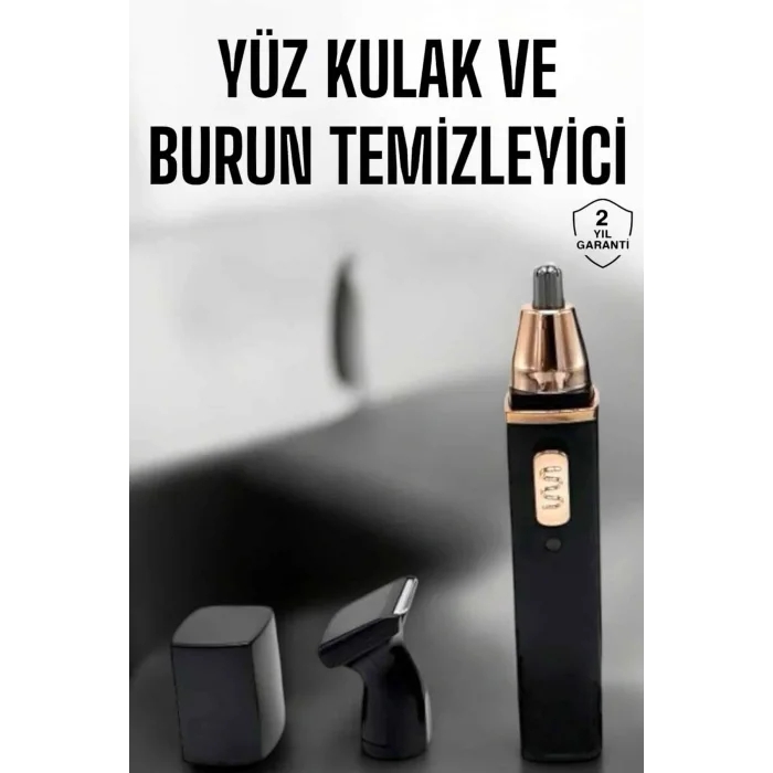 Seyahat Tipi Mini Taşınabilir Siyah Burun Kulak Yanak Kıl ve Tüy Temizleme Makinesi