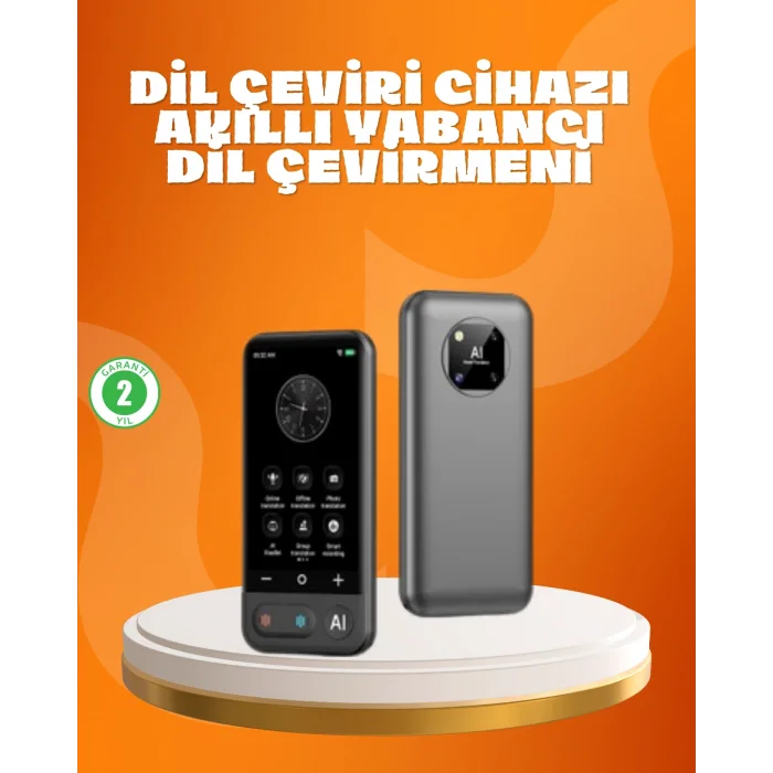 Seyahat ve İş İçin Çok Dilli Taşınabilir Çeviri Makinesi