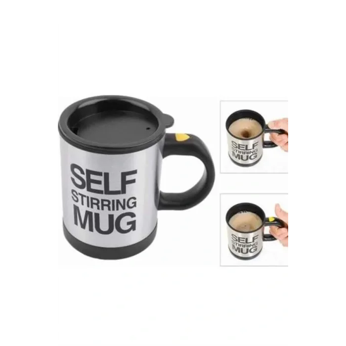 Sıcak Tutan Termos Bardak Kendi Kendini Karıştıran Mikser Kupa