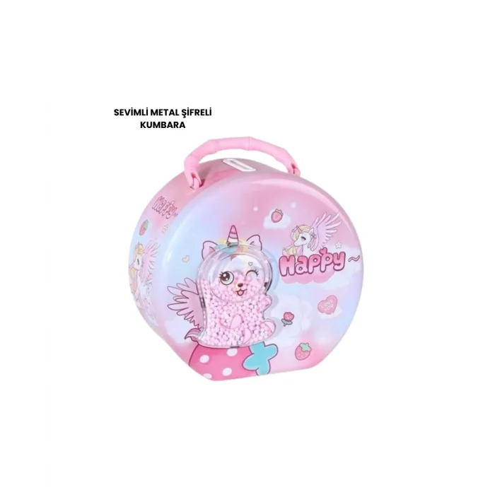 ŞİFRELİ KUMBARA PEMBE