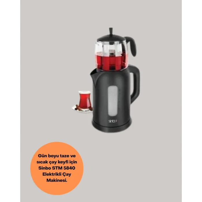 Sinbo STM 5840 Elektrikli Çay Makinesi 1800 Watt 1,7 Litre