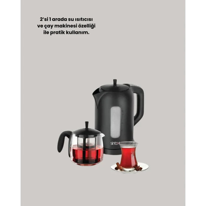 Sinbo STM 5840 Elektrikli Çay Makinesi 1800 Watt 1,7 Litre