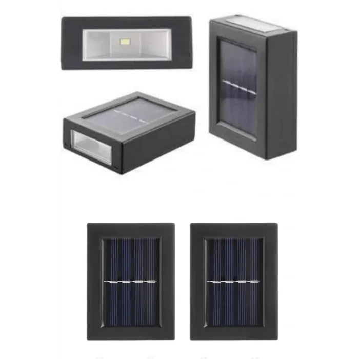 Solar Güneş Enerjili Çift Taraflı Duvar Lambası Çift Taraflı Duvar Lamba Güneş Enerjili