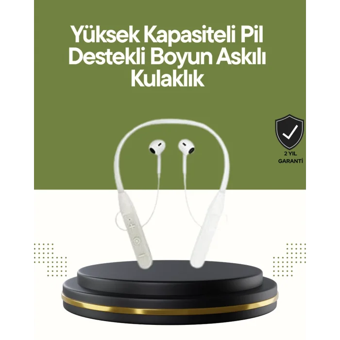 Spor ve Günlük Kullanım İçin 100 Saatlik Kablosuz Kulaklık