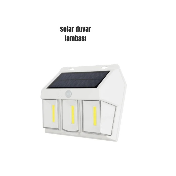Suya Dayanıklı Solar Duvar Lambası – Akıllı Gece Sensörlü Işık