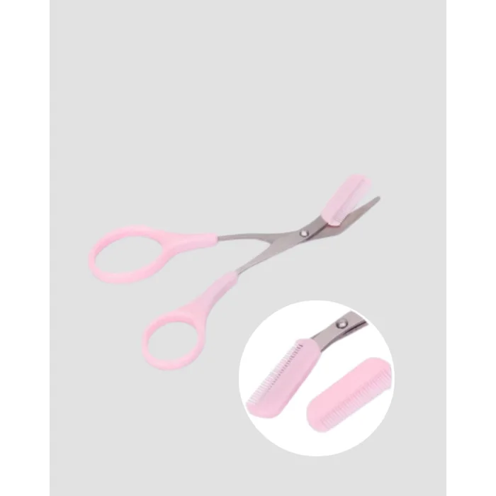 Tarak ve Fırça Başlıklı Kaş Şekillendirme Makası