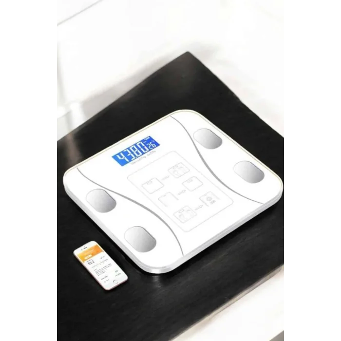 Tartı Baskül Dijital Elektronik Tartı Vücut Analiz Wifi Akıllı Yağ Ölçer