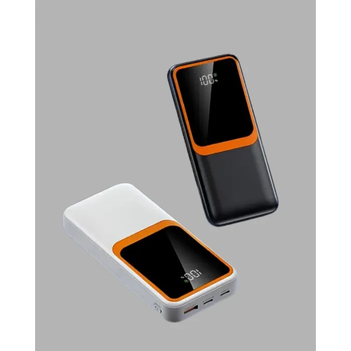 Taşınabilir 10000 mAh Powerbank – Dijital Göstergeli, Type-C ve USB Çıkışlı