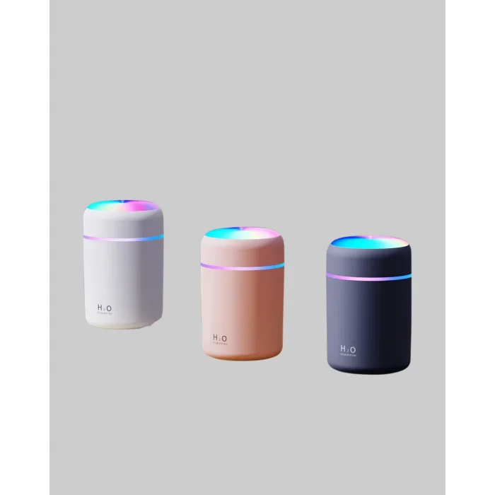 Taşınabilir USB Mini Nemlendirici – LED Aydınlatmalı, Çift Püskürtme Modu