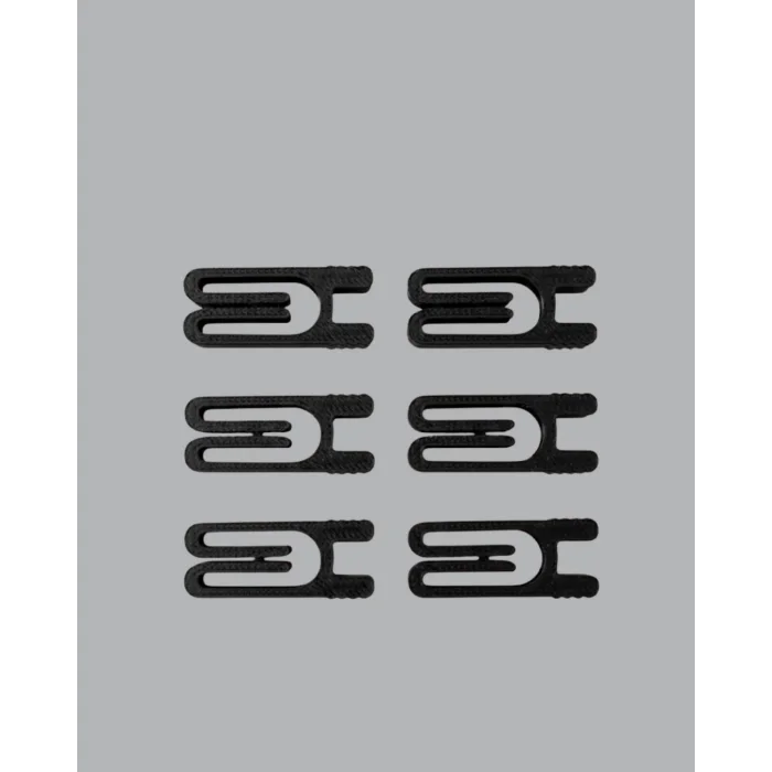 Tekrar Kullanılabilir Poşet Mandalı Siyah 6’lı Set