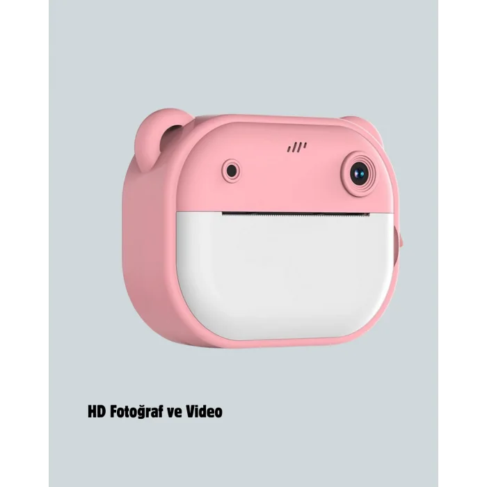 Termal Baskılı HD Şipşak Kamera 24MP Çift Lensli 32GB Hafızalı