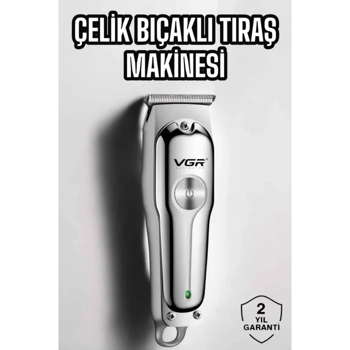 Tıraş Makinesi Profesyonel Tasarım Paslanmaz Çelik Bıçaklı