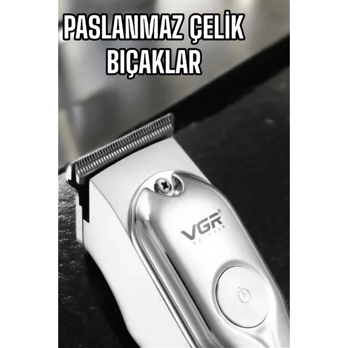 Tıraş Makinesi Profesyonel Tasarım Paslanmaz Çelik Bıçaklı