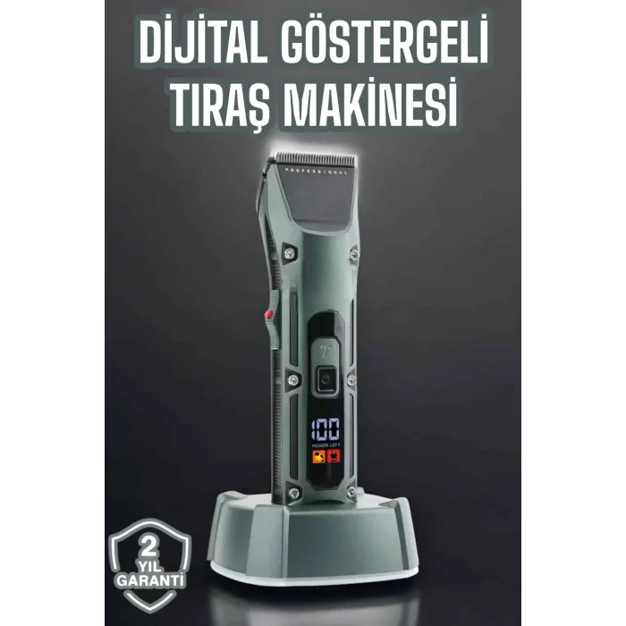 Tıraş Makinesi Uzun Pil Ömrü Şarjlı Günlük Tıraş Makinesi