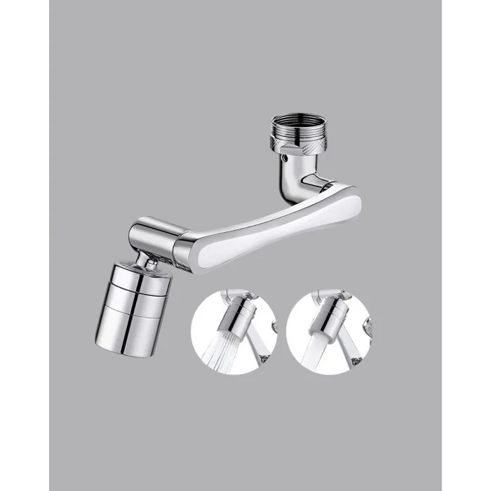 Üç Segmentli 1080 Derece Musluk Aparatı Esnek Döner Havalandırıcı Pratik Kullanım