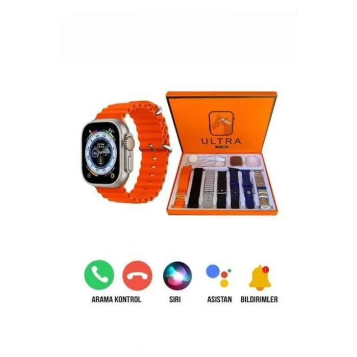 Unısex 7 Kordonlu Çok Fonksiyonlu Nabız Ölçer Uyku ve Sağlık Takibi