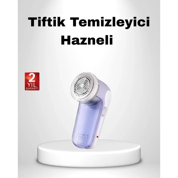 USB Şarjlı Tiftik Temizleyici – Kolay Temizlenen Hazne ve Bıçak, Taşınabilir