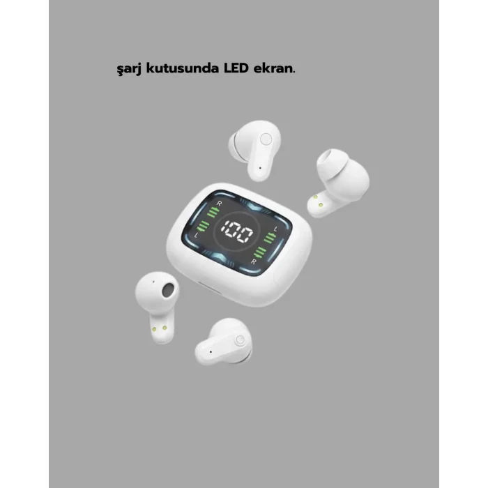 Uzun Bekleme Süreli Bluetooth Kulaklık Kablosuz Bağlantı