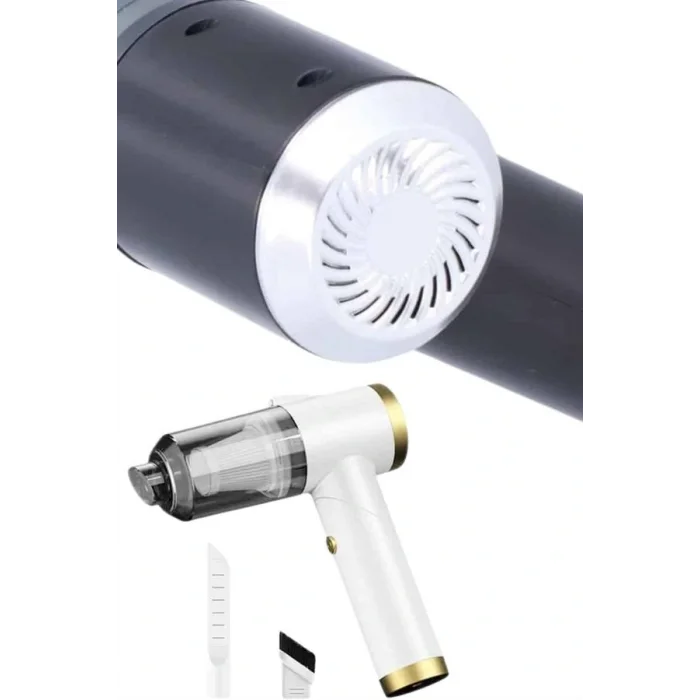 Vakumlu Araç İçi Süpürge Taşınabilir Pratik Şarjlı Temizlenebilir