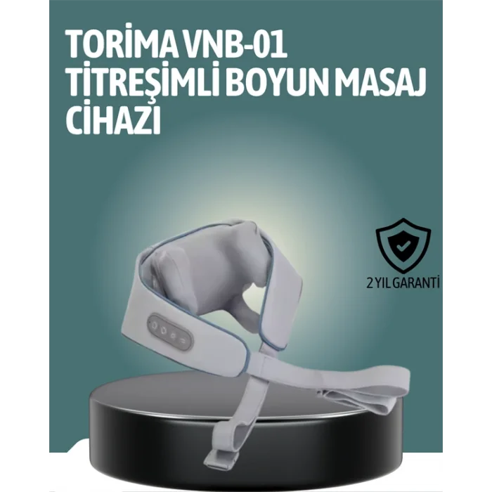 VNB-01 Şarjlı Isıtmalı Boyun ve Omuz Masaj Cihazı