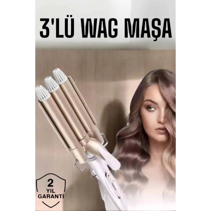 Wag Maşa Negatif İyon Teknolojili Isı Ayarlı Saç Maşası