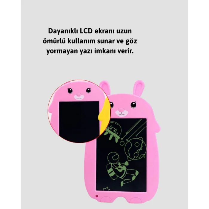 Yaratıcı Çocuklar İçin LCD Yazı Tableti | Esnek Ekran ve Uzun Ömürlü Pil