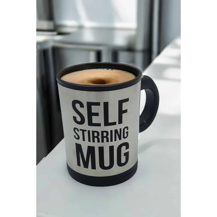 Yazılı Kupa Kendi Kendini Karıştıran Mikser Kupa Termos Bardak