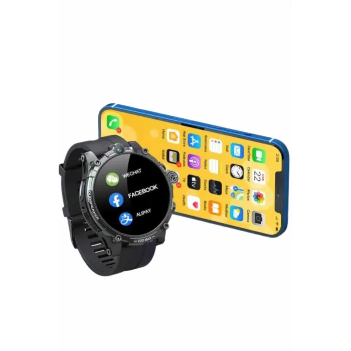 Yeni Model Akıllı Saat GPS Uyumlu Uyku ve Sağlık Takibi Sesli Görüşme