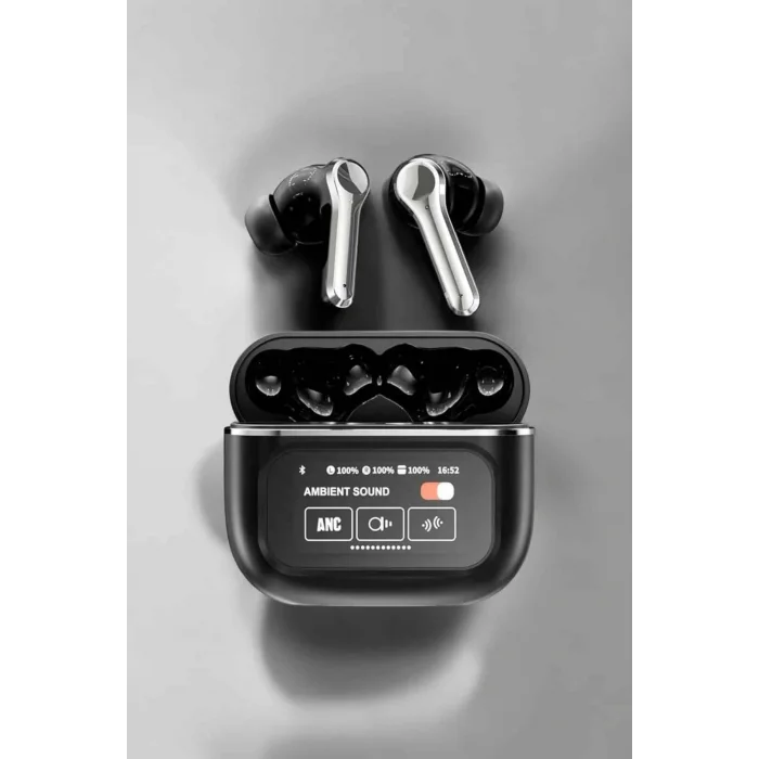 Yeni Nesil Bluetooth Kulaklık Ekranlı Yüksek Ses Kaliteli Uzun Şarj Süreli