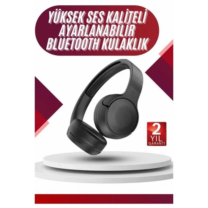 Yeni Nesil Kulak Üstü Bluetooth Kulaklık Type-C Girişli Yüksek Ses Kaliteli