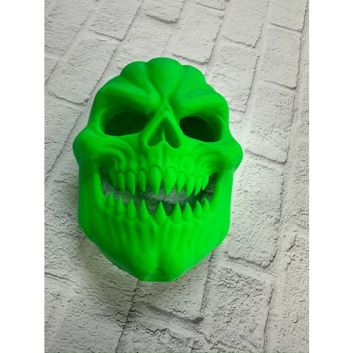 Yeşil Dekoratif Korku Maskesi Duvar Süsü