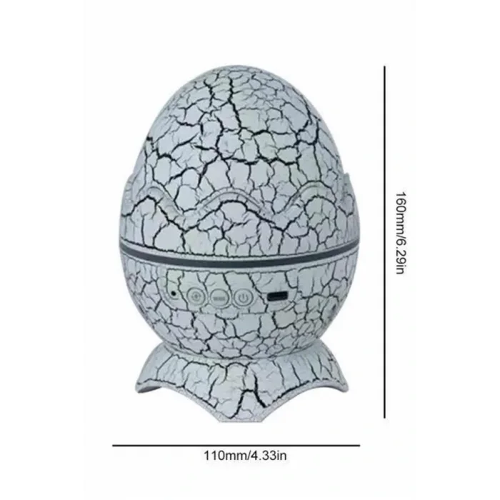 Yumurta Görünümlü Masa ve Gece Lambası Renk Değiştirebilen Projektör