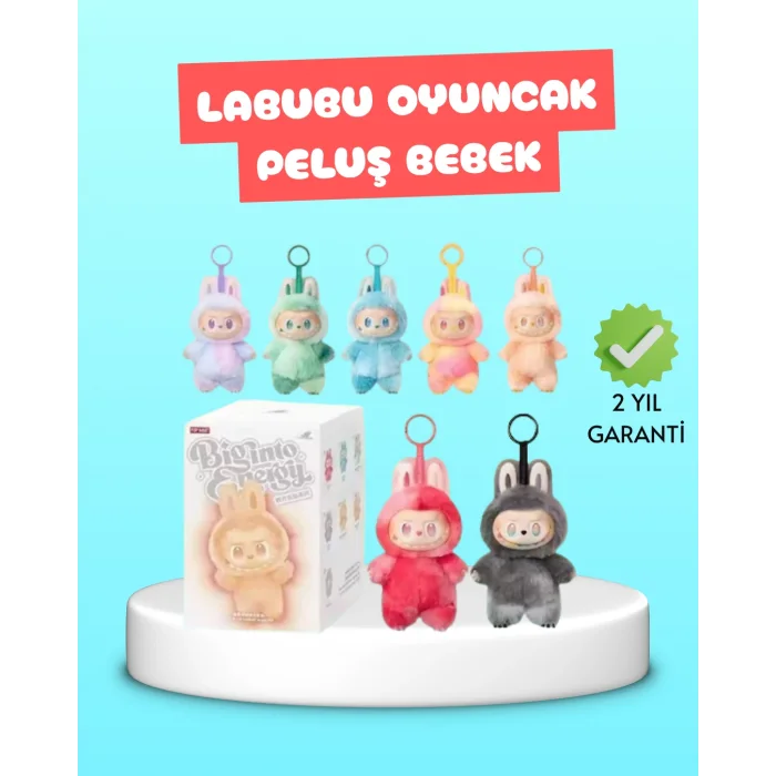 Yumuşak Dolgulu Labubu Karakter Peluş Oyuncak