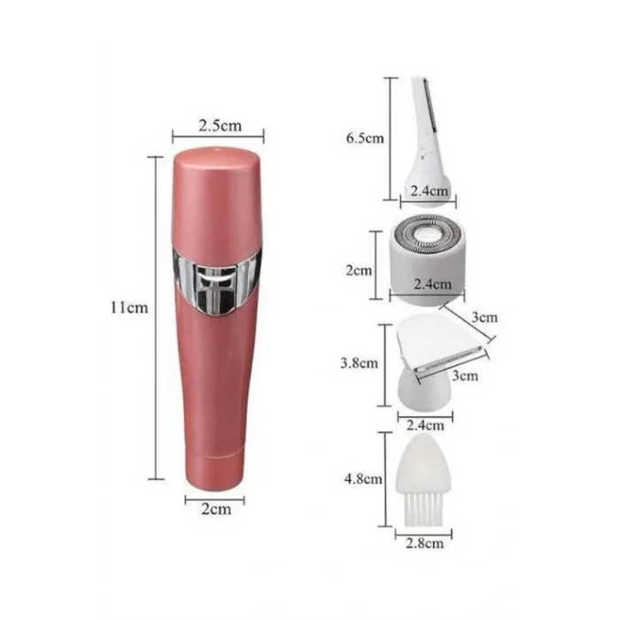 Yüz, Kaş ve Tüm Vücut Epilasyon Aleti3 Başlıklı Epilatör Tüm Cilt Tiplerine Uygun