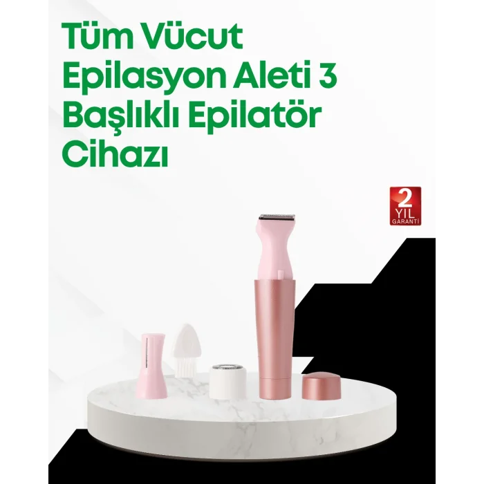 Yüz ve Beden İçin Portatif Tüy Alma Cihazı