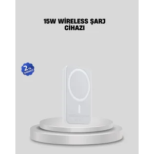 15W Araç Telefon Tutucu Kablosuz Hızlı Şarj Özellikli