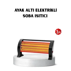 2 Yıl Garantili 1200W Ayak Isıtıcı – Soğuk Günlerde Hızlı ve Güvenli Isınma