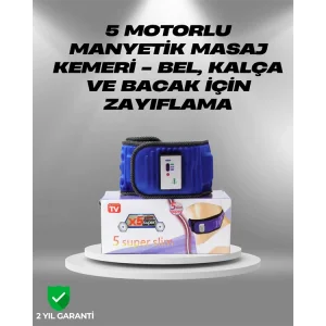 20 Mıknatıslı Gelişmiş Zayıflama Kemeri – Kas Gevşetici ve Selülit Azaltıcı Etki